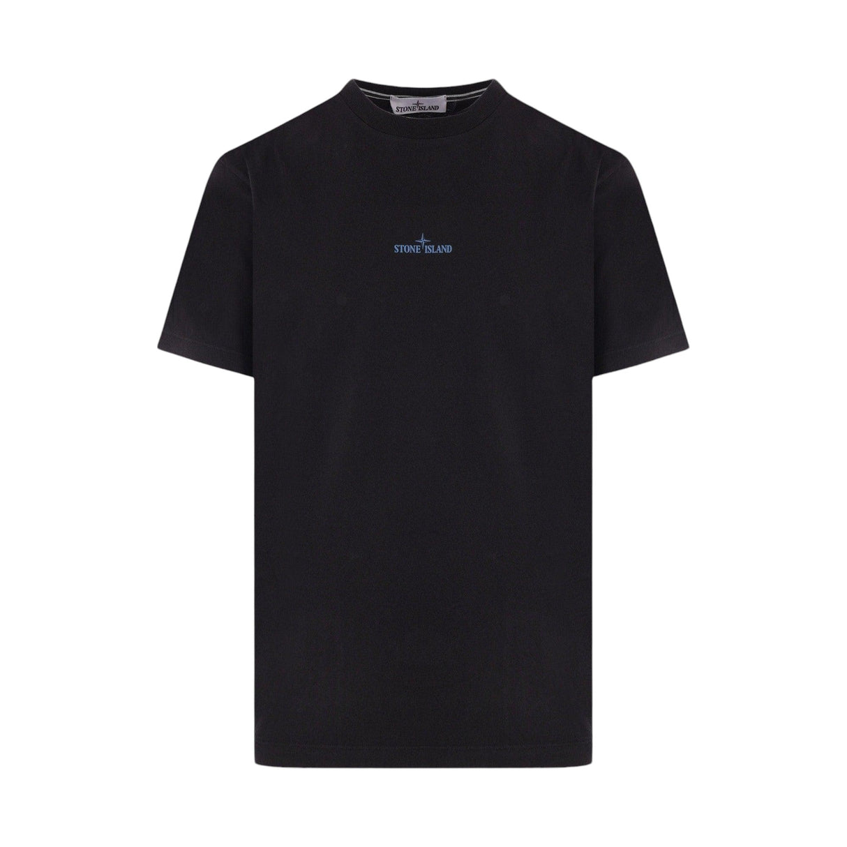 Logo Print Cotton T-shirt-STONE ISLAND-JOHN JULIA