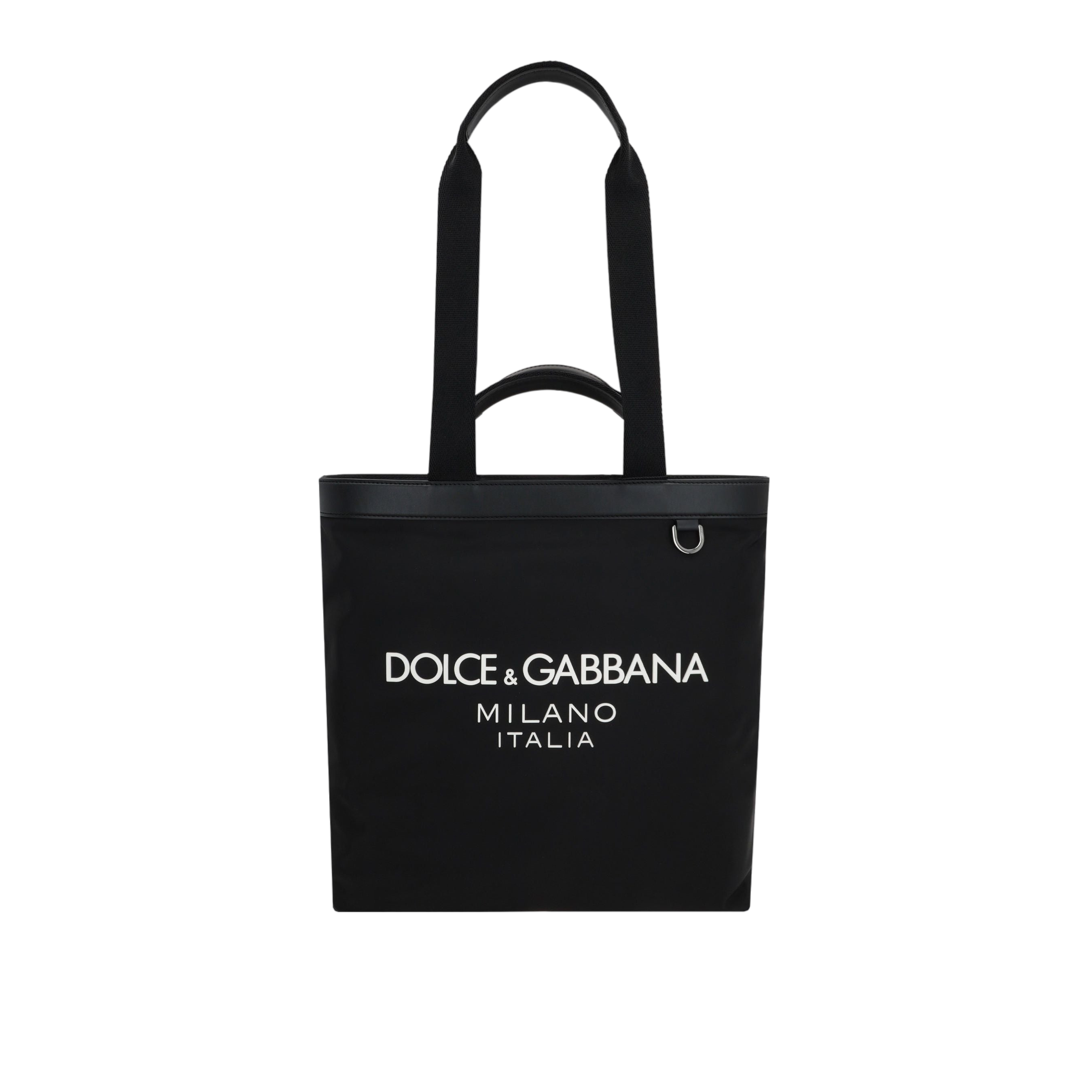 Logo Print Nylon Tote Bag-DOLCE & GABBANA-JOHN JULIA