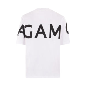 Logo Printed Cotton T-shirt-FERRAGAMO-JOHN JULIA