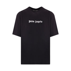 Logo Printed Cotton T-shirt-PALM ANGELS-JOHN JULIA