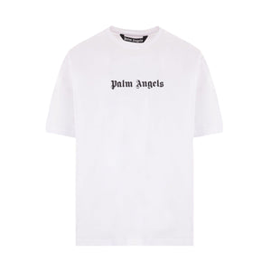 Logo Printed Cotton T-shirt-PALM ANGELS-JOHN JULIA