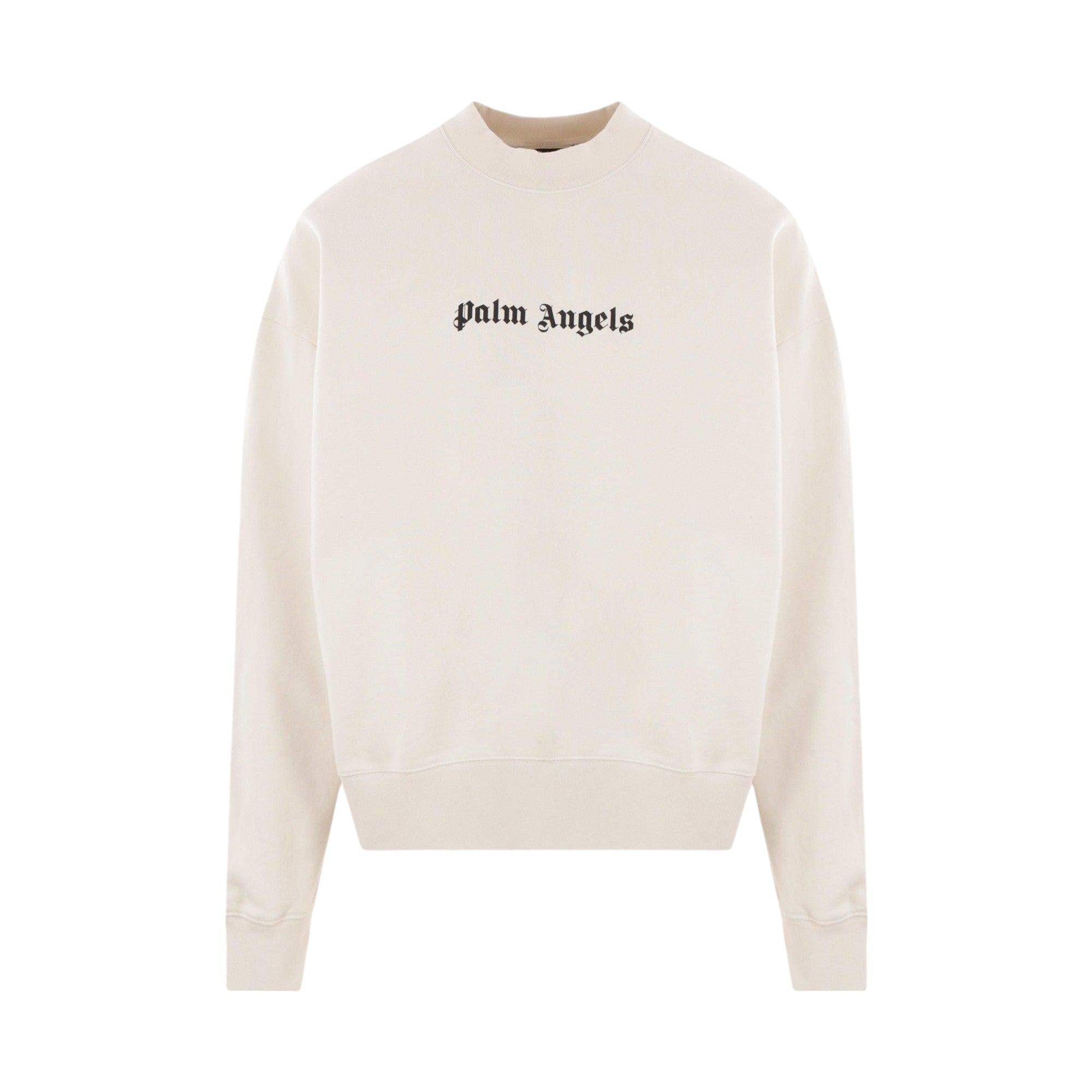 Logo Printed Jersey Sweatshirt-PALM ANGELS-JOHN JULIA