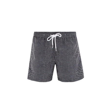 Logo Printed Lycra Swim Shorts-SUNDEK-JOHN JULIA