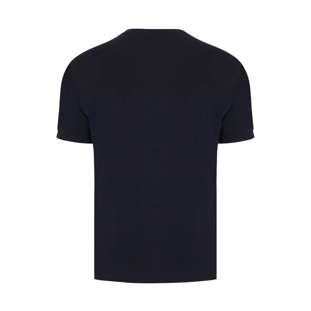 Logo Printed Stretch Viscose T-shirt-GIORGIO ARMANI-JOHN JULIA