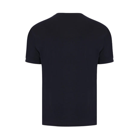 Logo Printed Stretch Viscose T-shirt-GIORGIO ARMANI-JOHN JULIA