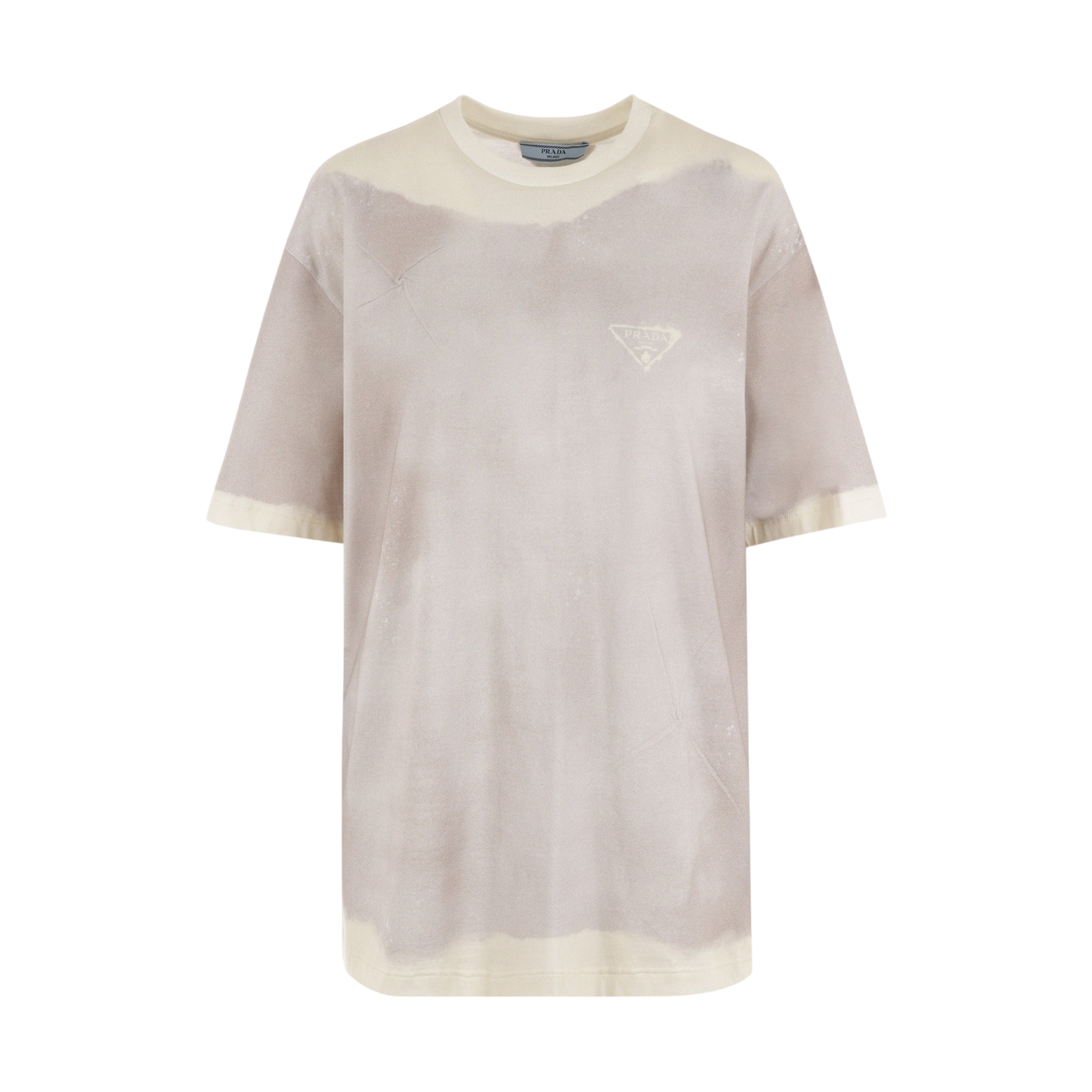 Logo Printed T-Shirt-PRADA-JOHN JULIA