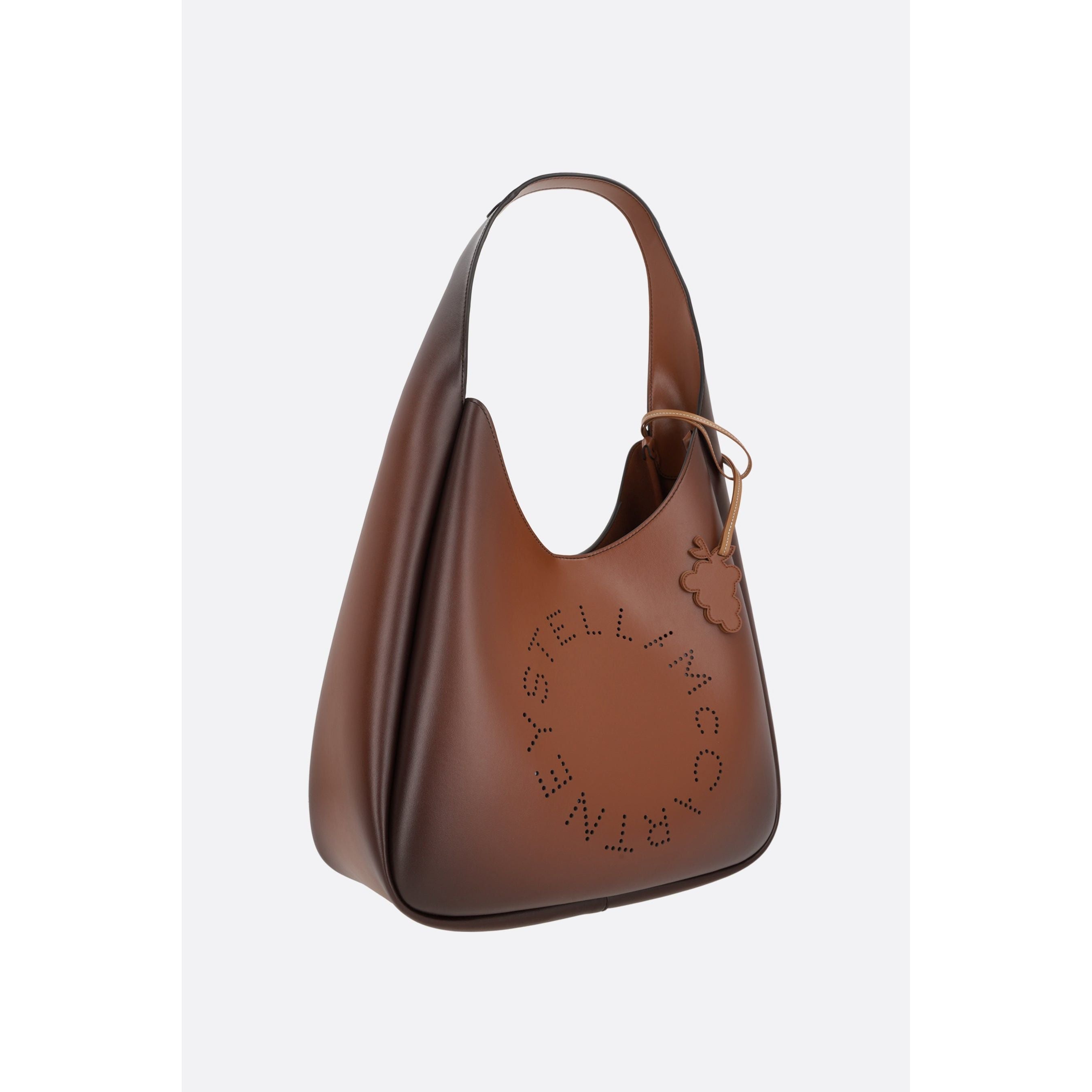 Logo Small Hobo Bag In Aged Alter Mat-STELLA McCARTNEY-JOHN JULIA