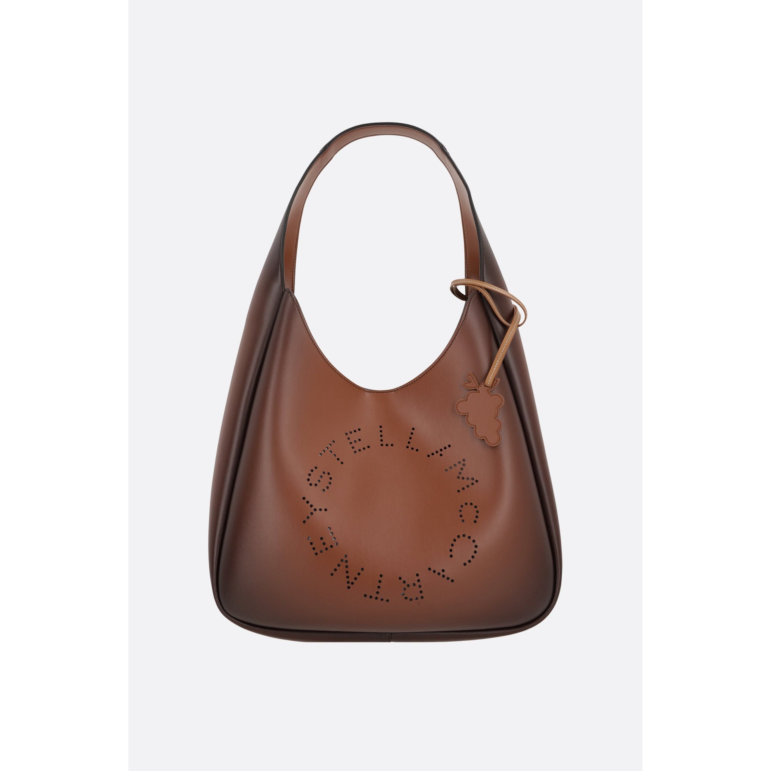 Logo Small Hobo Bag In Aged Alter Mat-STELLA McCARTNEY-JOHN JULIA