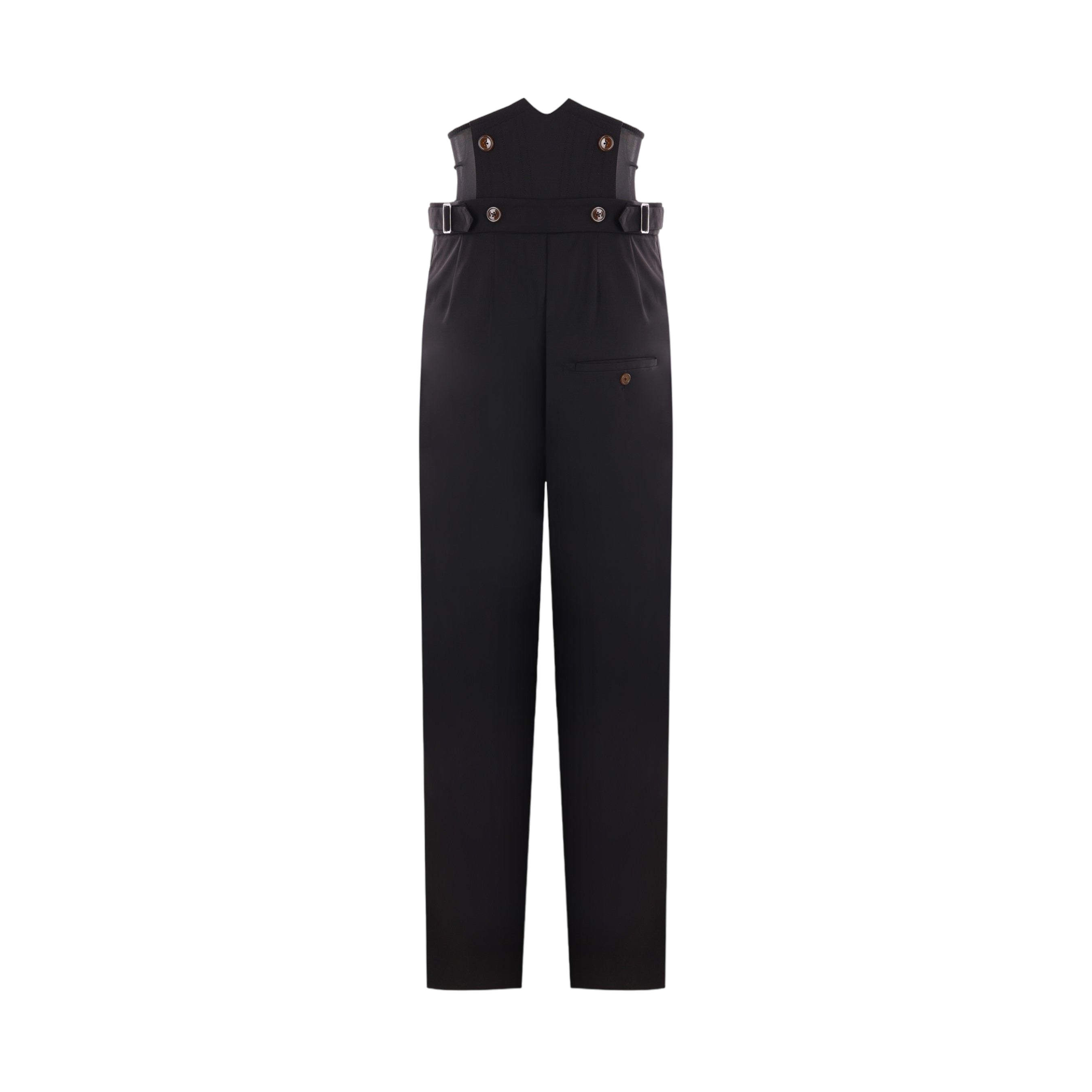 Long Macca Corset Wool Pants-VIVIENNE WESTWOOD-JOHN JULIA