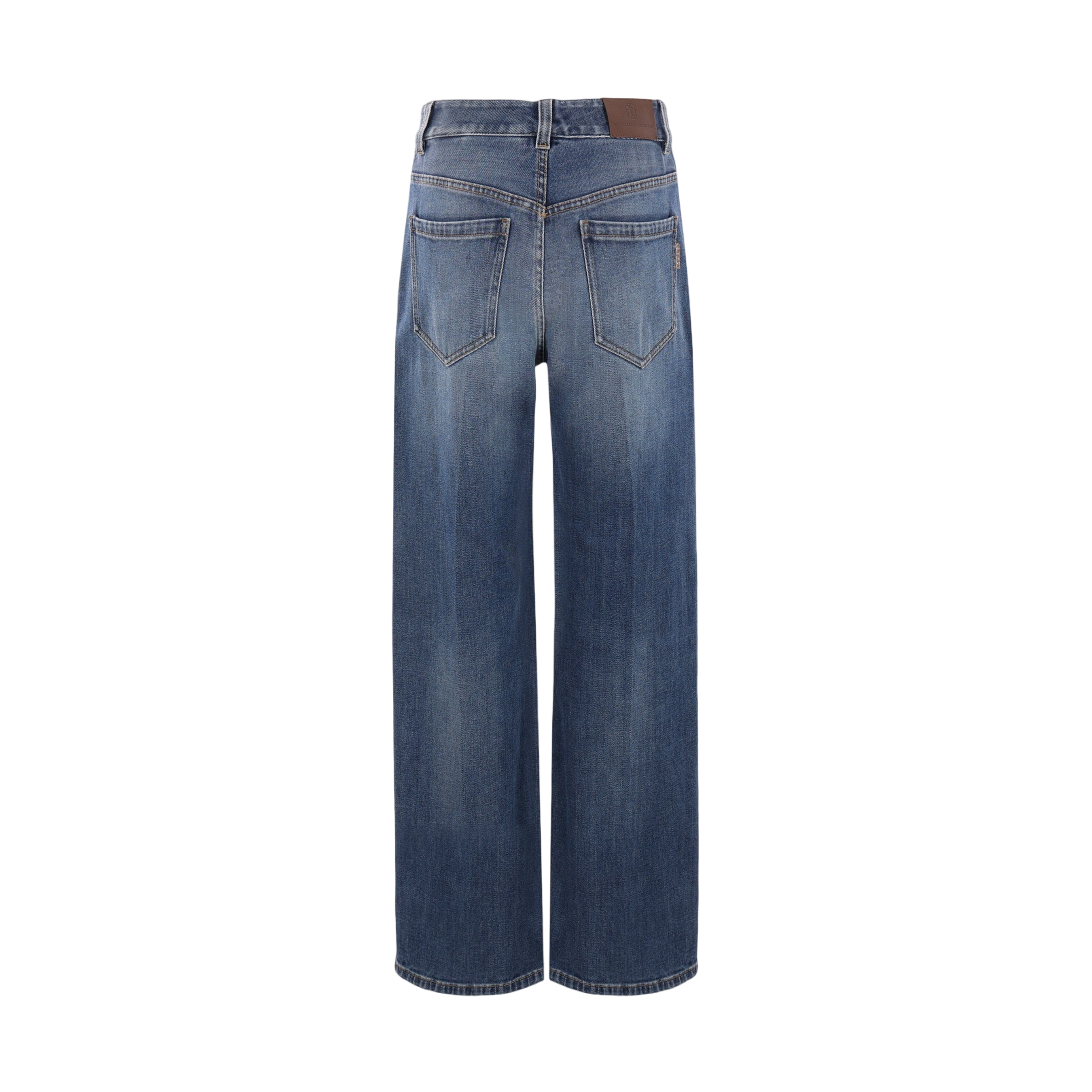 Loose Denim Jeans-BRUNELLO CUCINELLI-JOHN JULIA