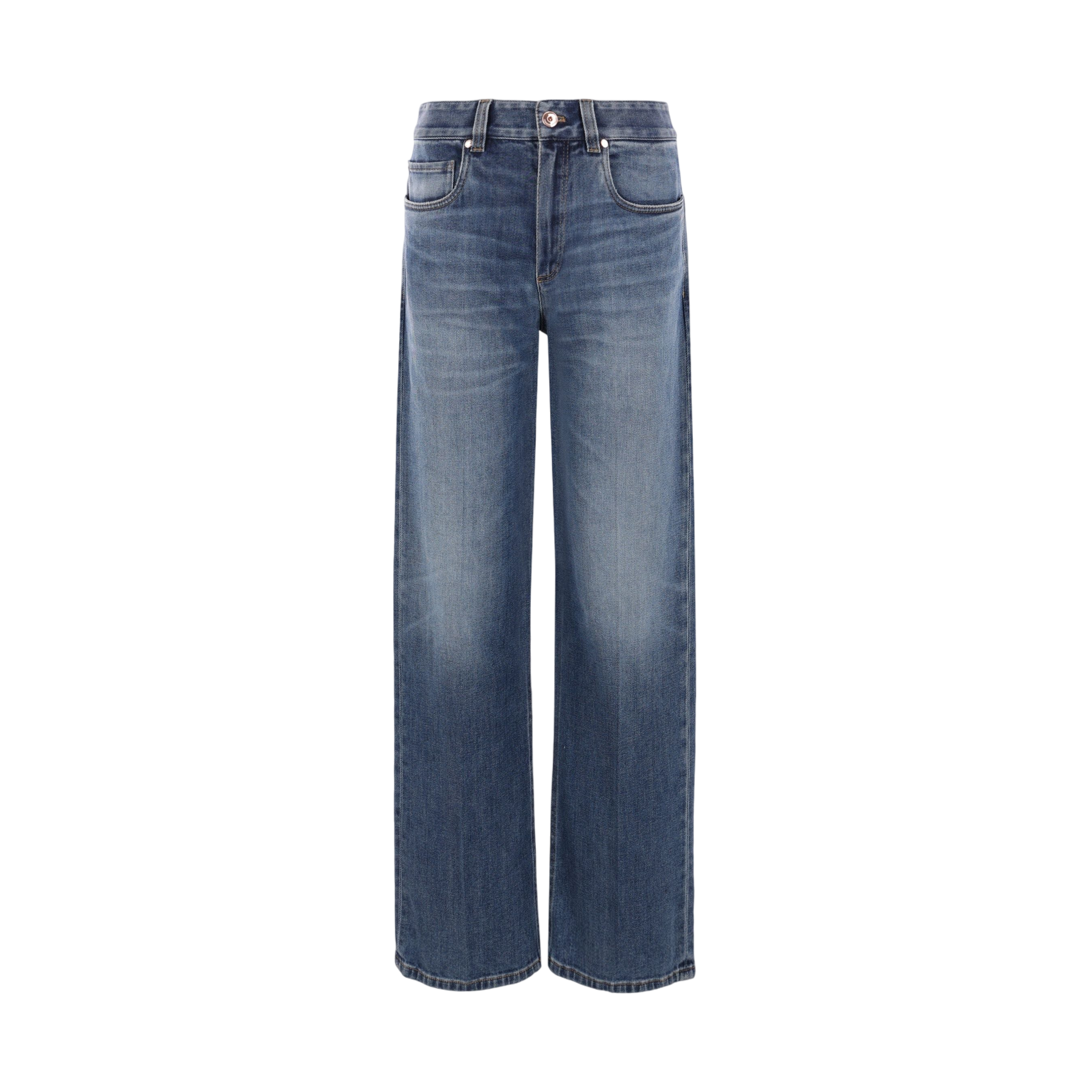 Loose Denim Jeans-BRUNELLO CUCINELLI-JOHN JULIA