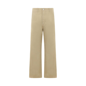 Loose-fit Cotton Pants-BURBERRY-JOHN JULIA