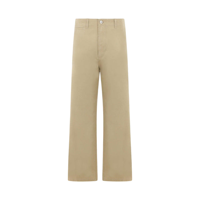 Loose-fit Cotton Pants-BURBERRY-JOHN JULIA