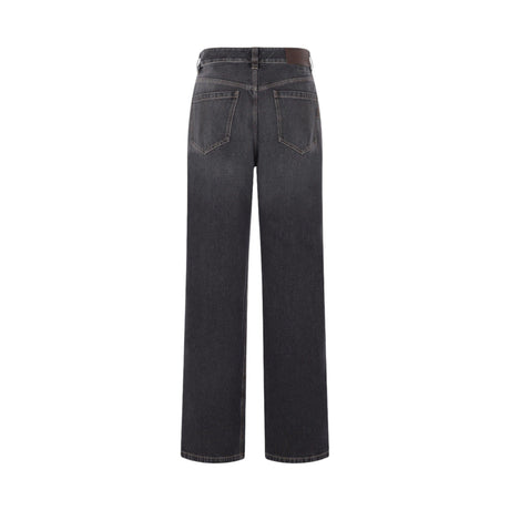 Loose-fit Denim Jeans-BRUNELLO CUCINELLI-JOHN JULIA