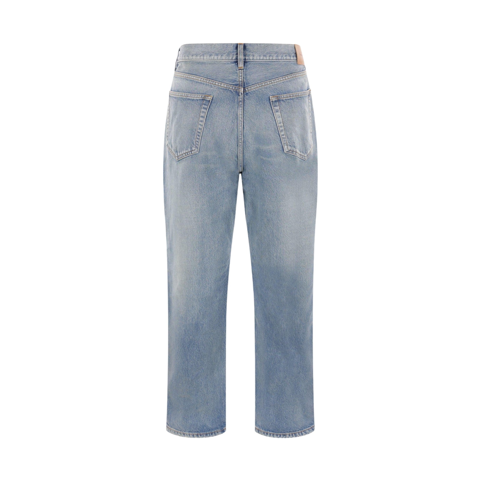 Loose-fit Light Denim Jeans-SAINT LAURENT-JOHN JULIA