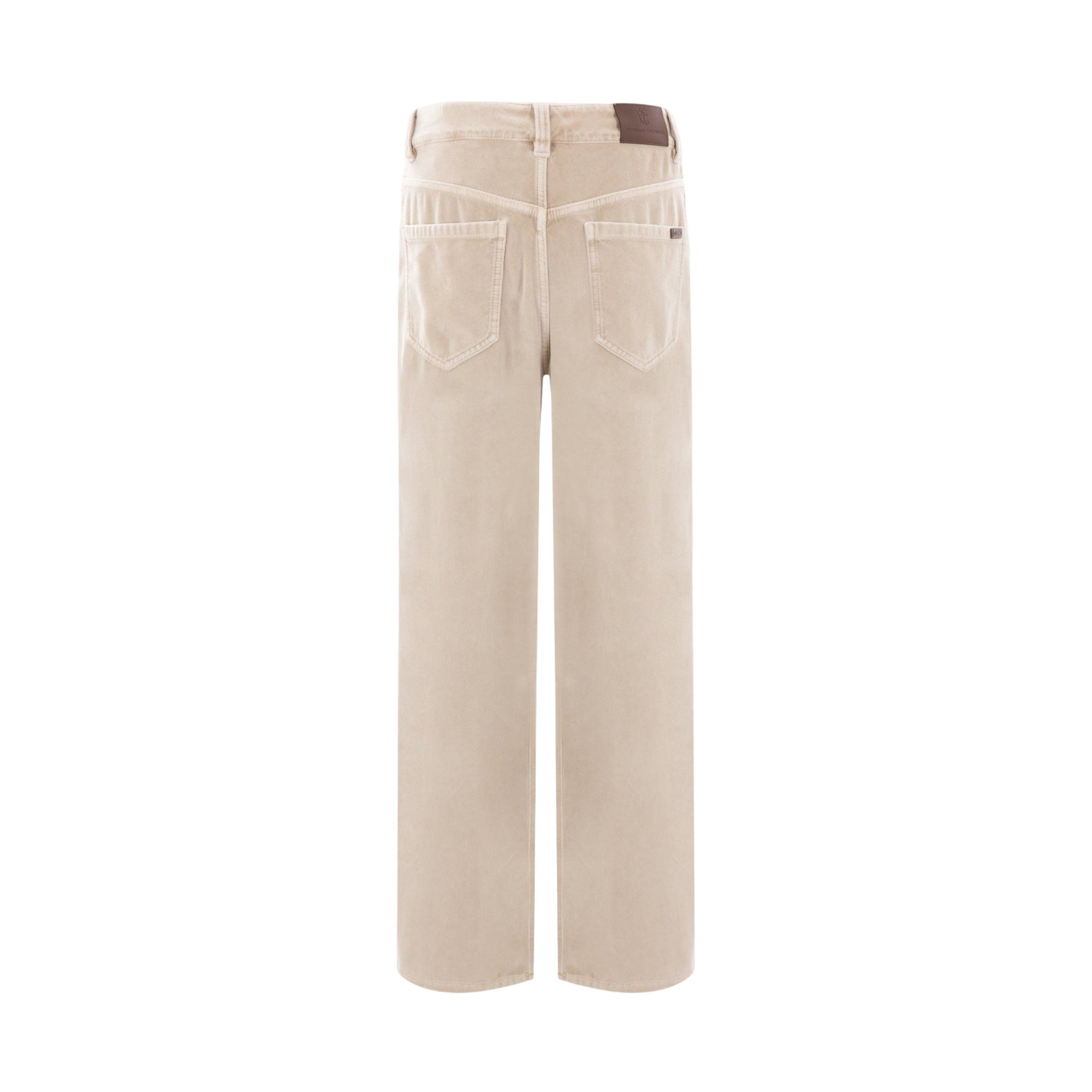 Loose-fit Velvet Trousers-BRUNELLO CUCINELLI-JOHN JULIA