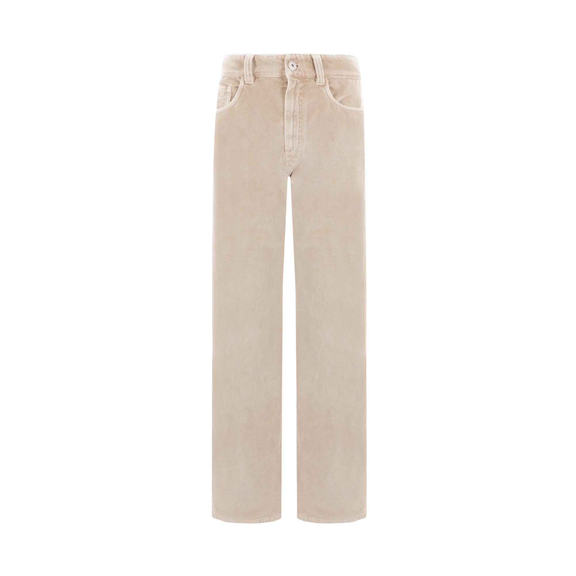 Loose-fit Velvet Trousers-BRUNELLO CUCINELLI-JOHN JULIA