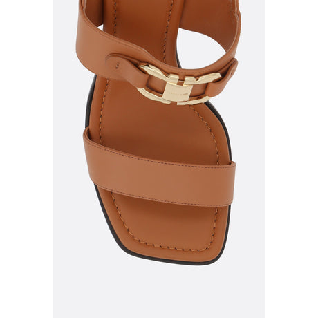 Lou Smooth Leather Sandals-FERRAGAMO-JOHN JULIA