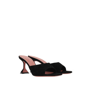 Lupita Suede Mule Sandals-AMINA MUADDI-JOHN JULIA