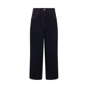 Lurex Denim Baggy Jeans-ETRO-JOHN JULIA