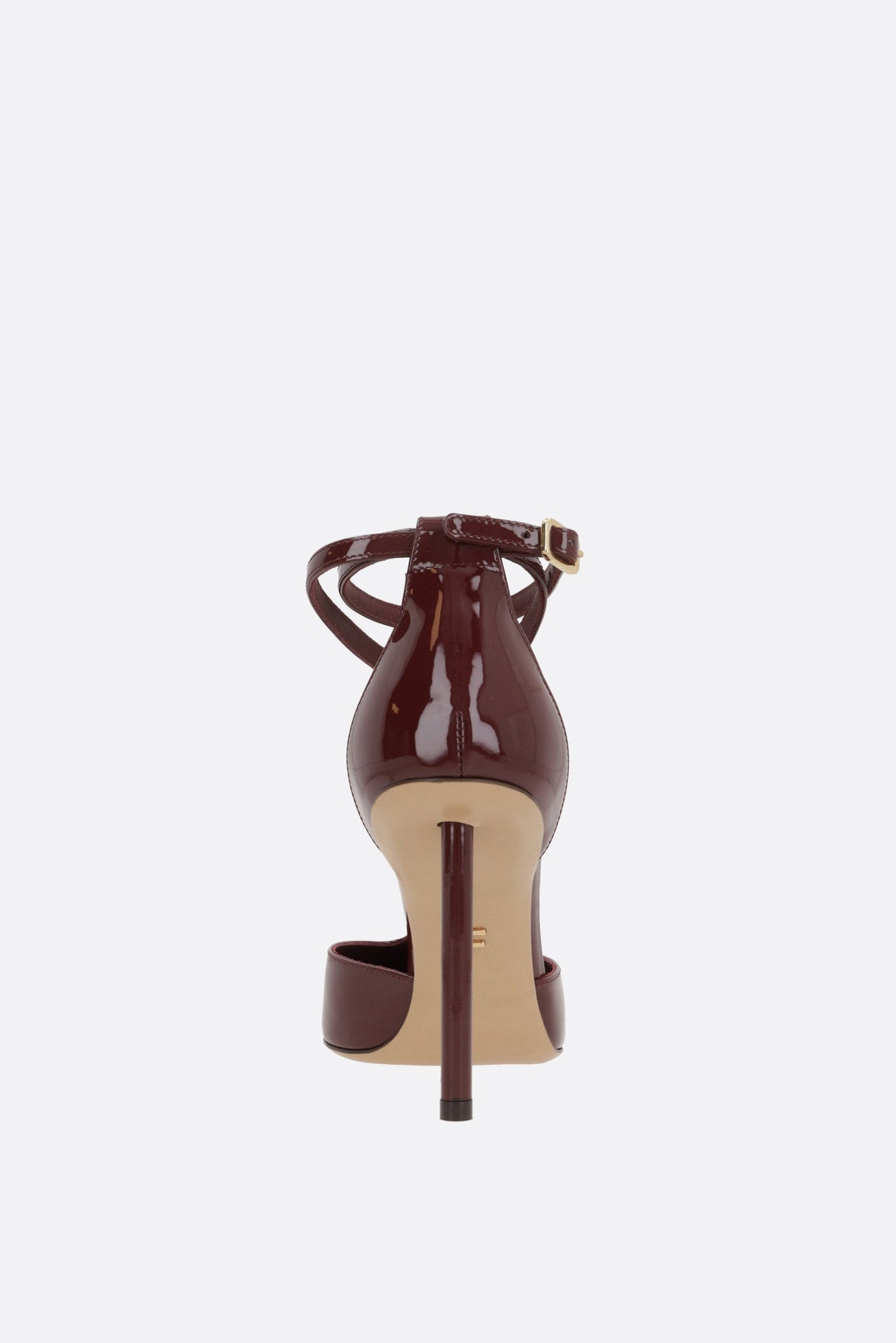 Lysandra Patent Leather T-Strap Pumps-FERRAGAMO-JOHN JULIA