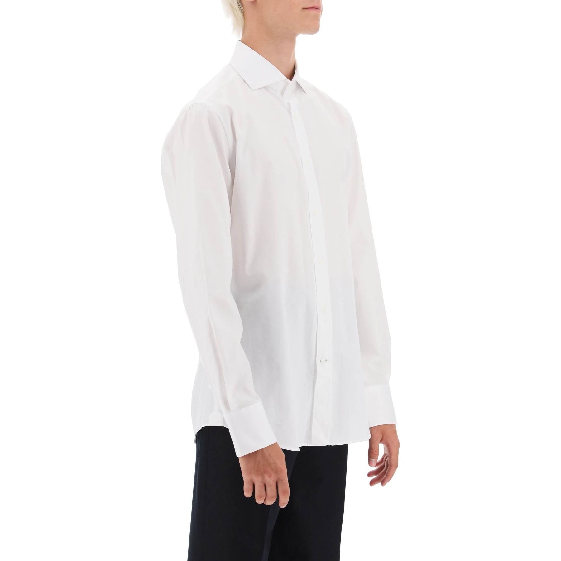 Cotton Twill Slim-Fit Shirt