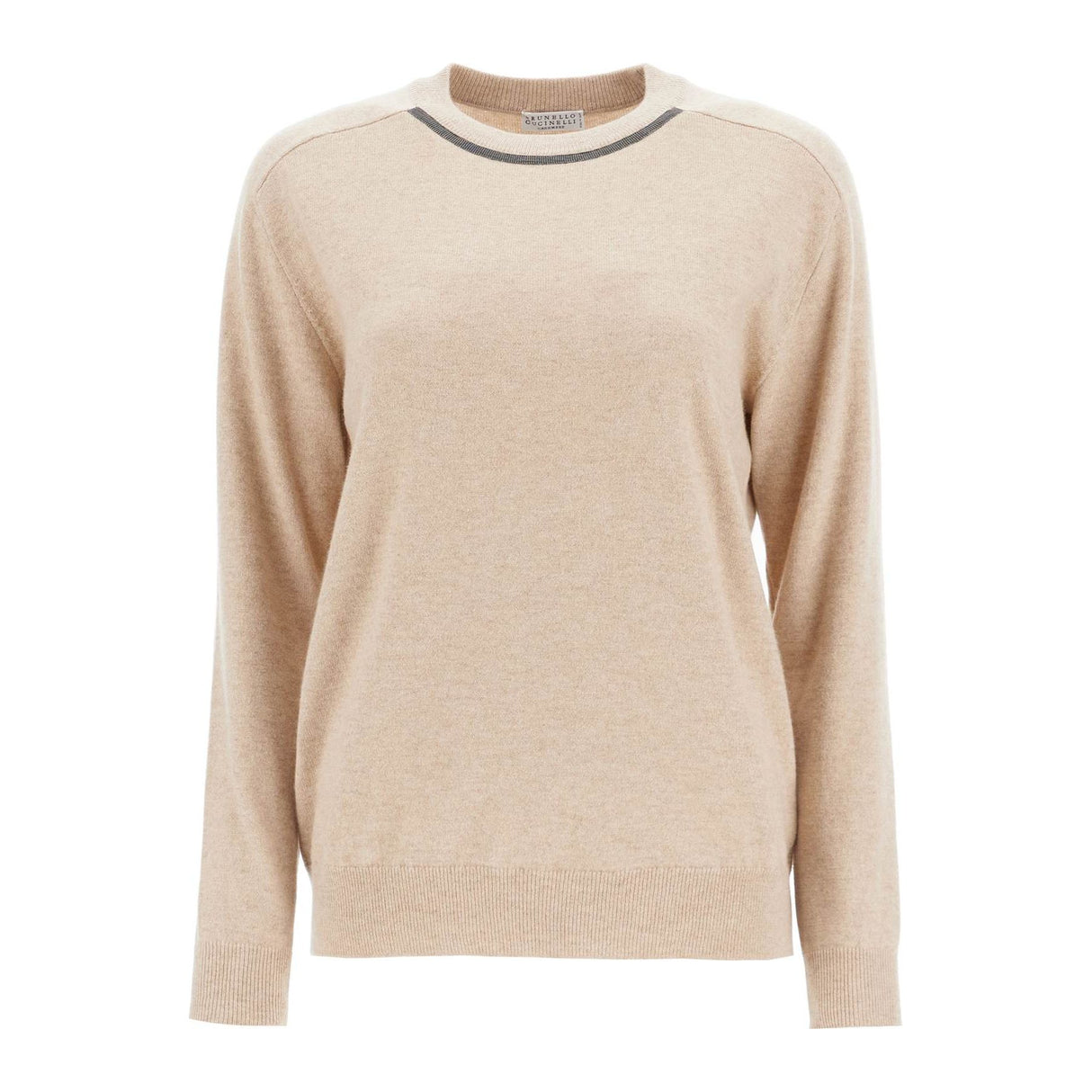 BRUNELLO CUCINELLI-Cashmere Crewneck Sweater -JOHN JULIA.