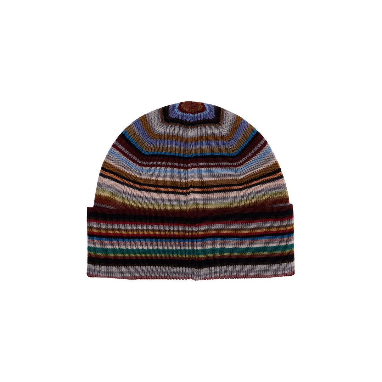 Signature Stripe Virgin Wool Beanie Hat