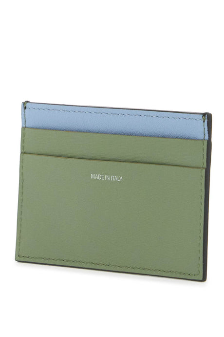 Saffiano Leather Card Holder With