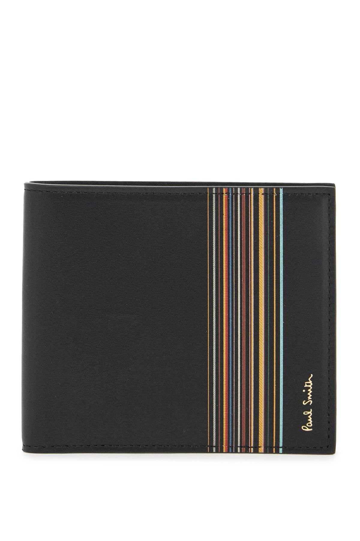 Signature Stripe Block Wallet