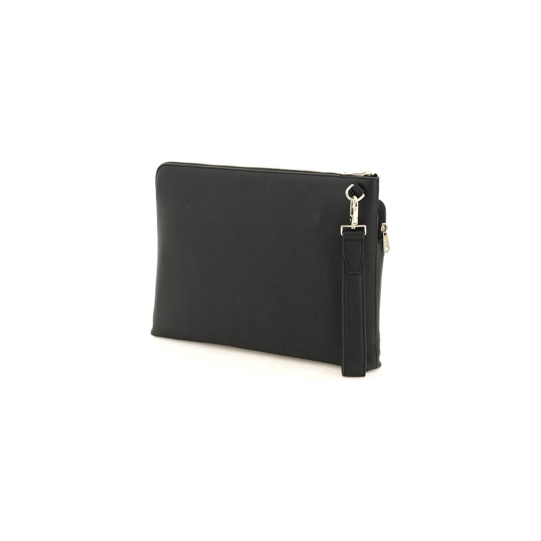 Signture Stripe Leather Pouch