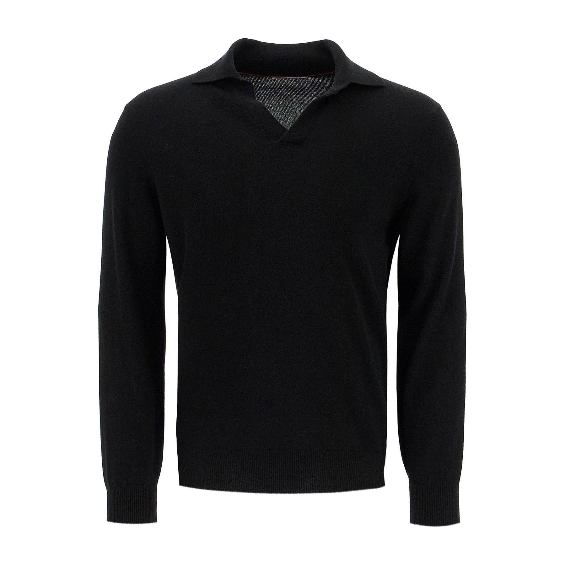 Long-sleeved Cashmere Polo