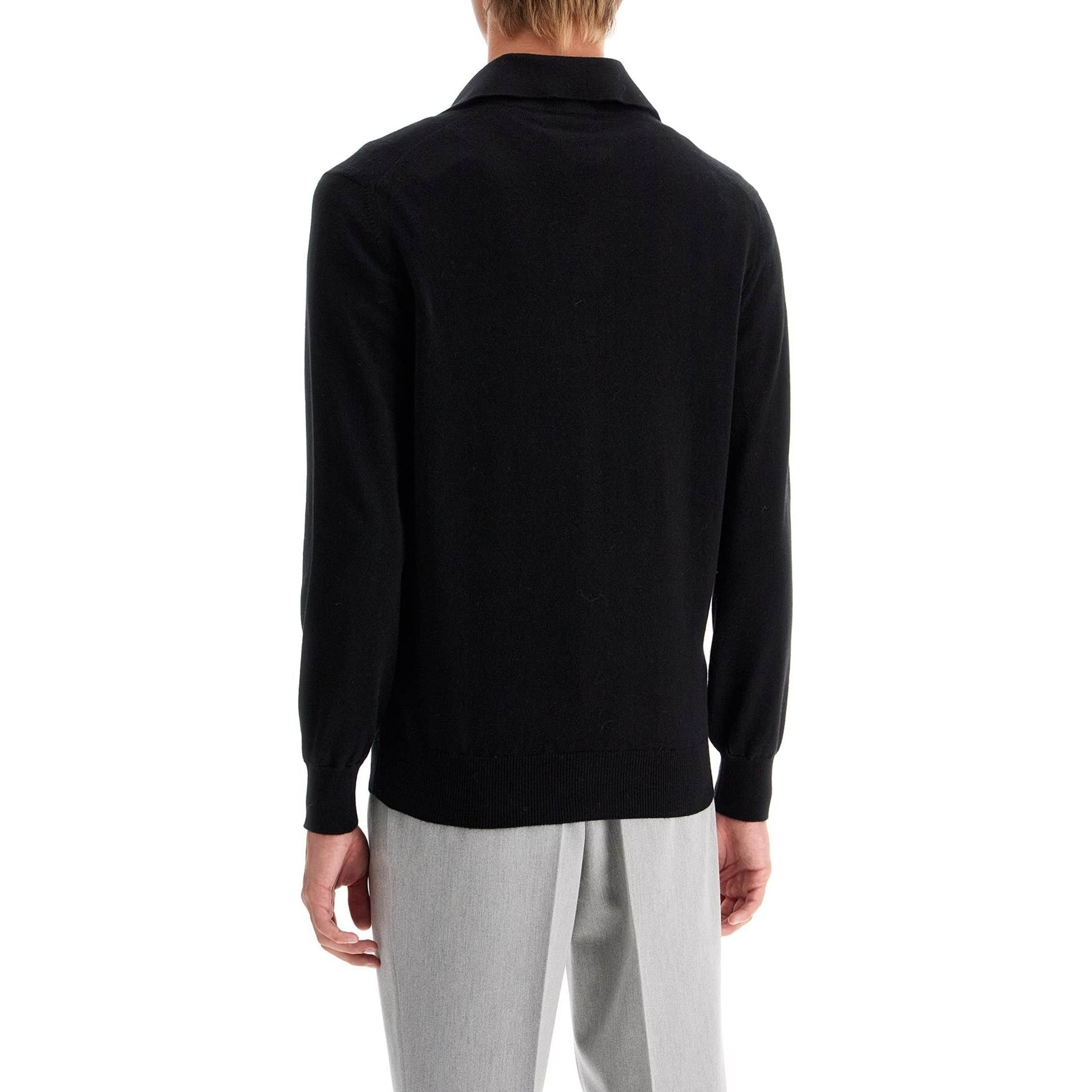 Long-sleeved Cashmere Polo