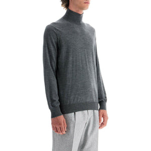 Lightweight Wool and Cashmere Turtleneck Sweater.