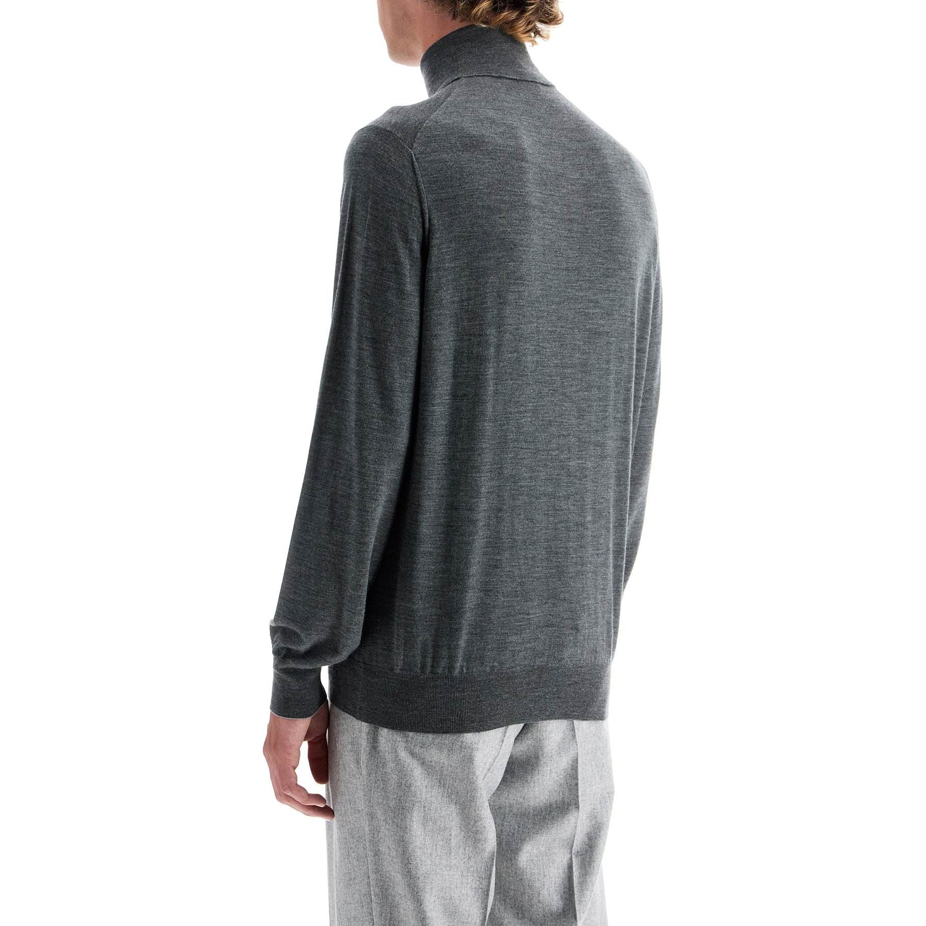 Lightweight Wool and Cashmere Turtleneck Sweater
