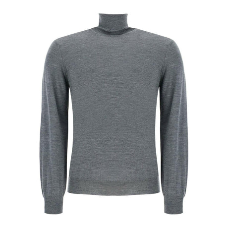 BRUNELLO CUCINELLI-Lightweight Wool and Cashmere Turtleneck Sweater-JOHN JULIA