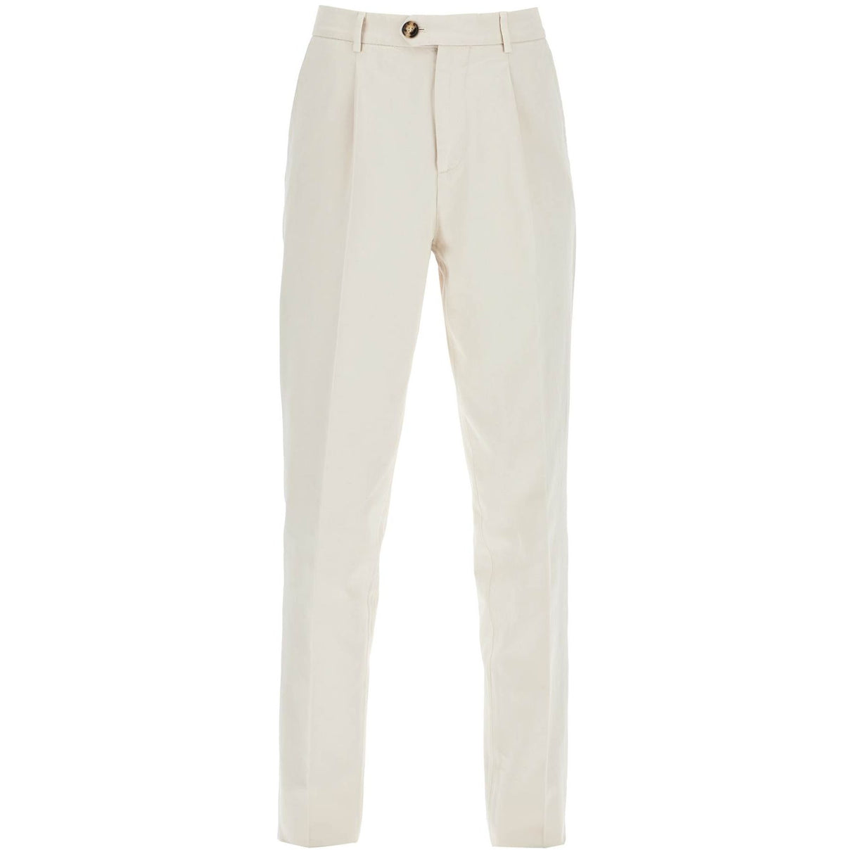 BRUNELLO CUCINELLI-Leisure Fit Pleated Trousers -JOHN JULIA.