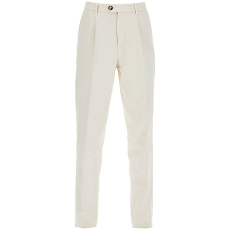 BRUNELLO CUCINELLI-Leisure Fit Pleated Trousers-JOHN JULIA