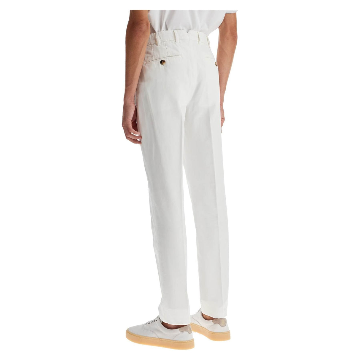 Italian Fit Gabardine Trousers For