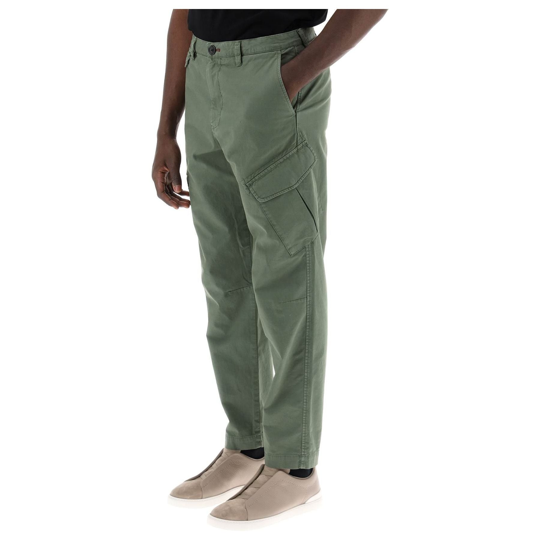 Flap Pocket Organic Cotton Cargo Pants