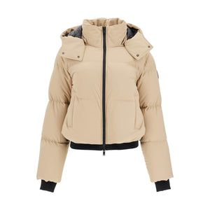 Short Mixed Down Jacket