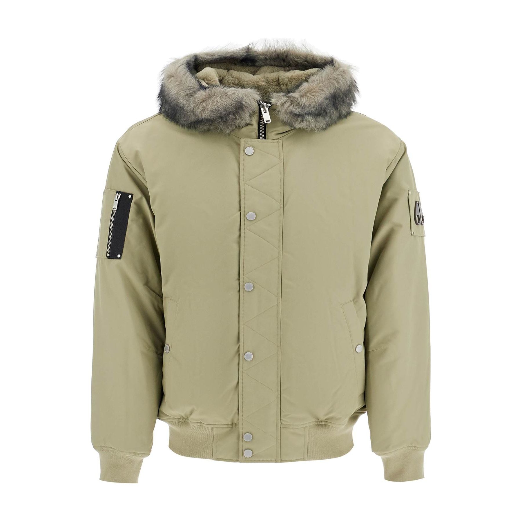 Flight Satin Hooded Bomber