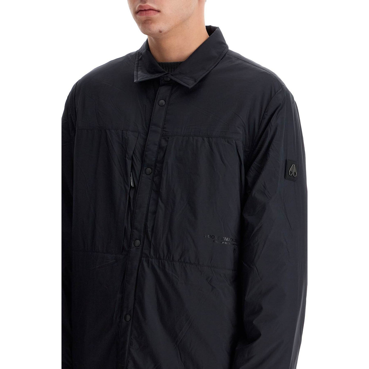 Ash Nylon Shirt-style Jacket