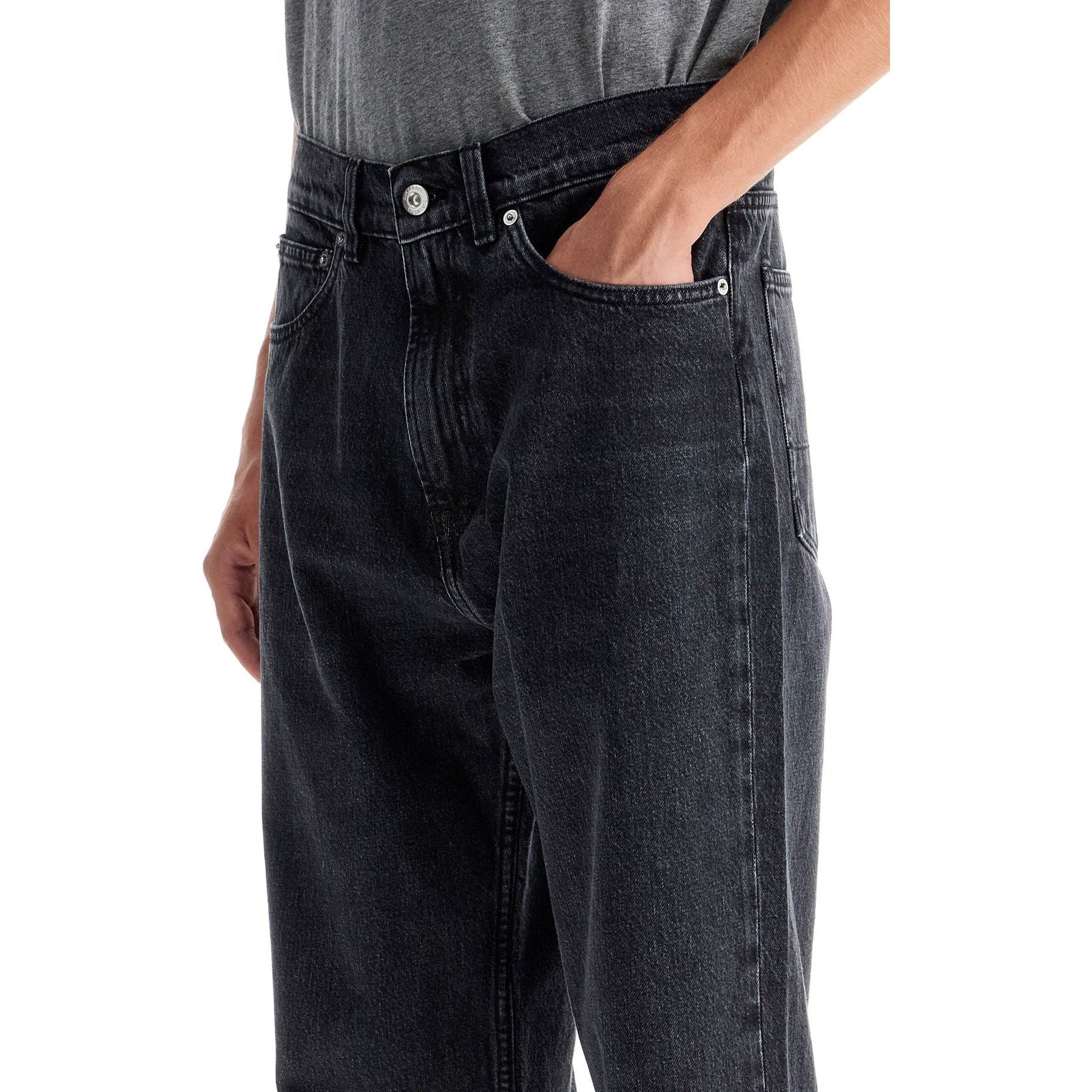 Cotton Denim Third Cut Jeans