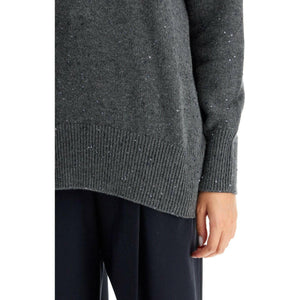 Cashmere and Silk Turtleneck Sequins Sweater.