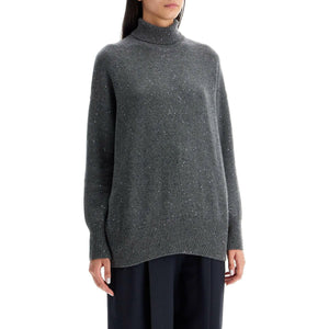 Cashmere and Silk Turtleneck Sequins Sweater.