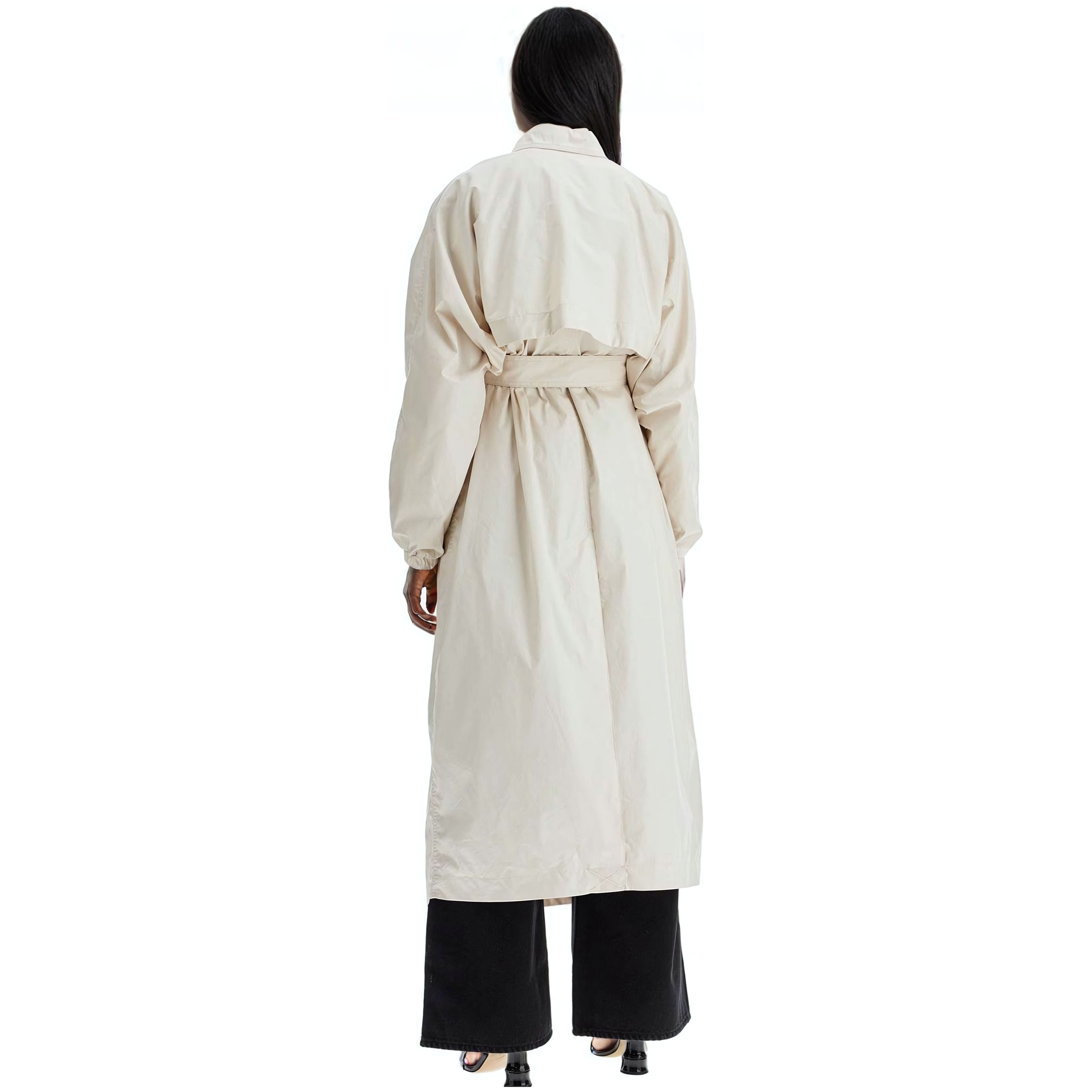 Cacilda Double-Breasted Trench Coat