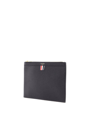 Small Leather Document Holder-Thom Browne-JOHN JULIA