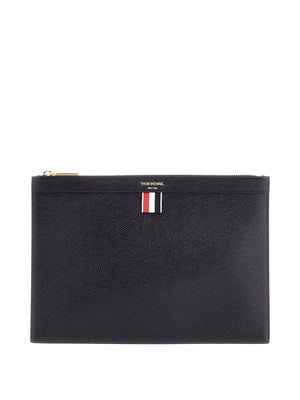 Small Leather Document Holder-Thom Browne-JOHN JULIA