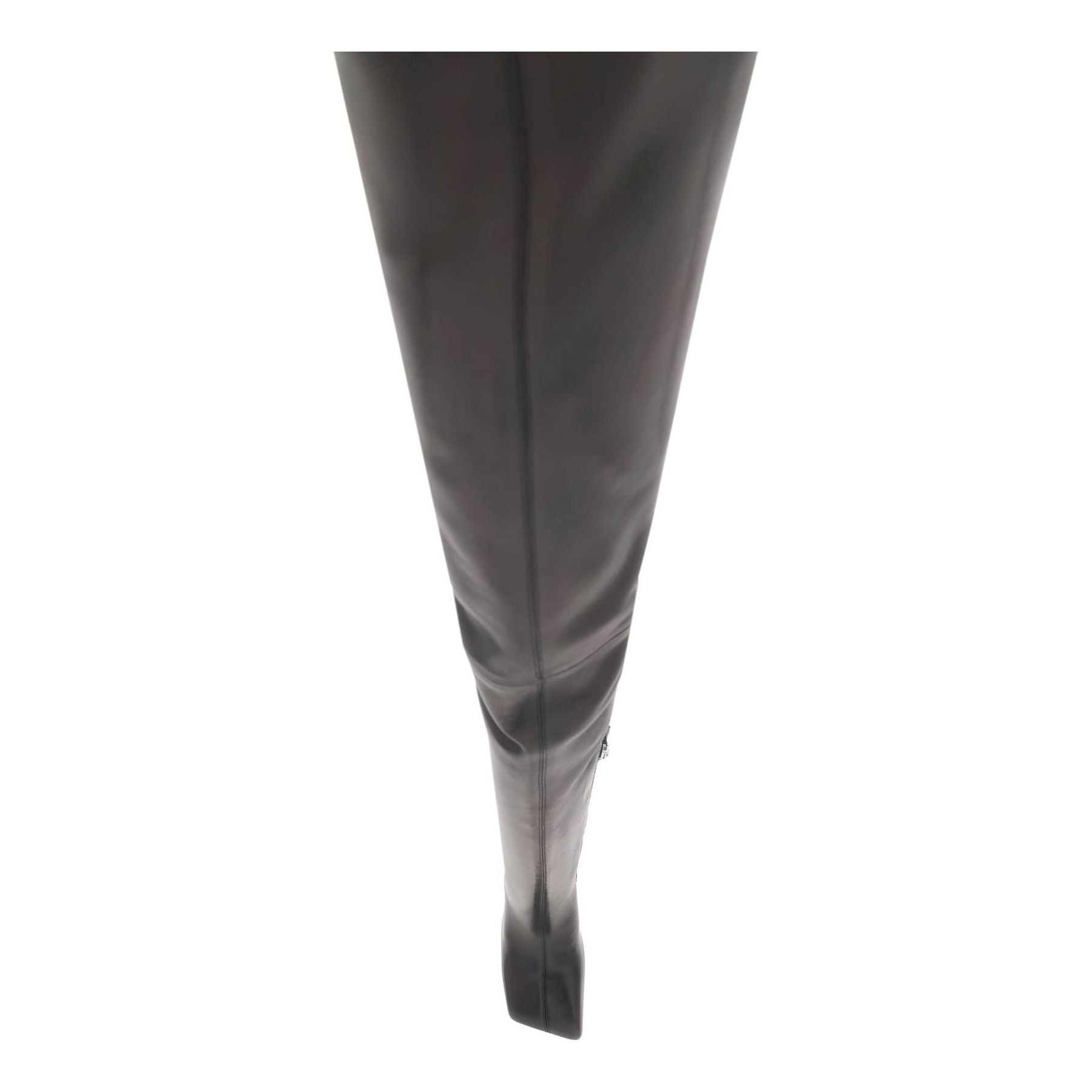 Marine Thigh High Leather Boots